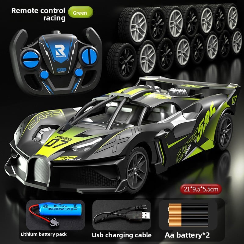 kids Remote Control Car Toy Charging Wireless Racing Sports Car Resistant to Falling and Driftable High-Speed Car Gift for Boys and Girls
