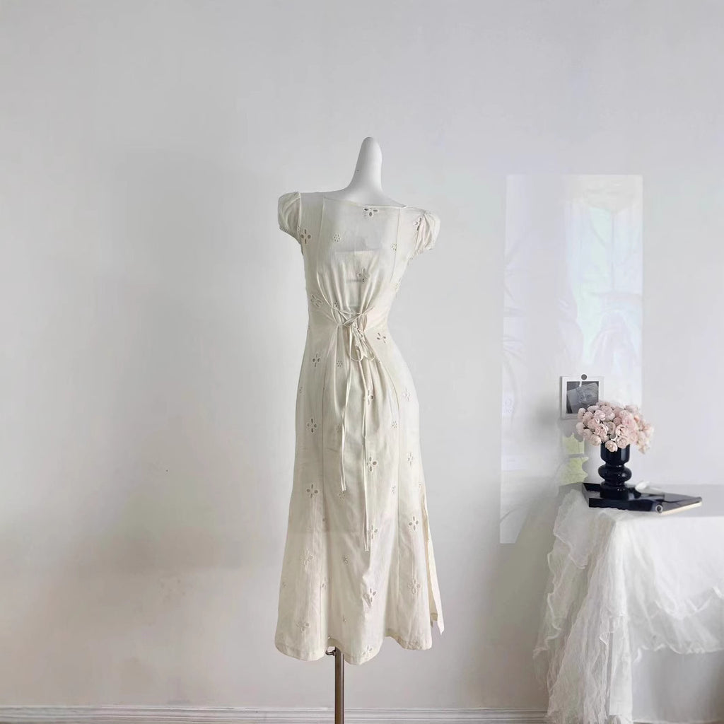 Elegant fishtail MIDI dress