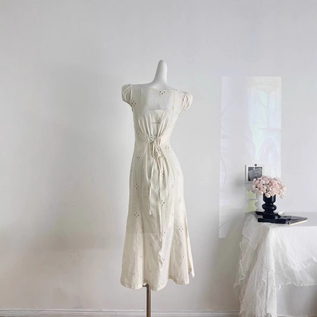 Elegant fishtail MIDI dress