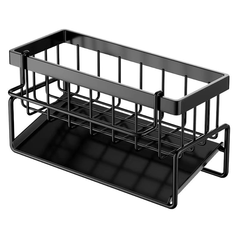Kitchen storage rack, rag storage and draining rack