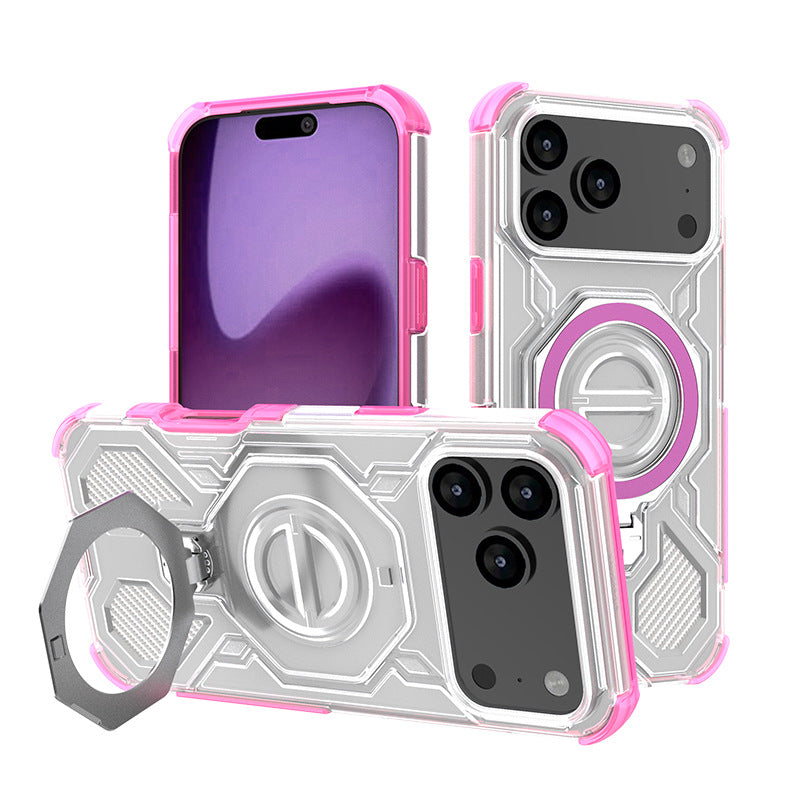 Magnetic Transparent Airbag Shockproof Phone Case