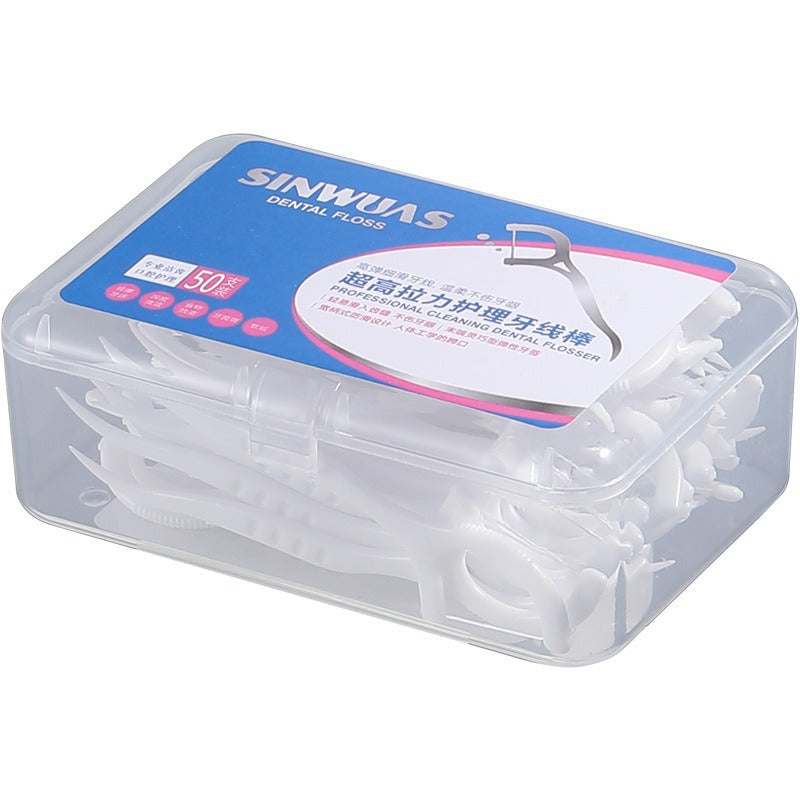 Portable ultra-fine dental floss