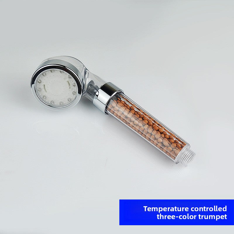 LED Temperature Control Color Changing Water Saving Shower Head