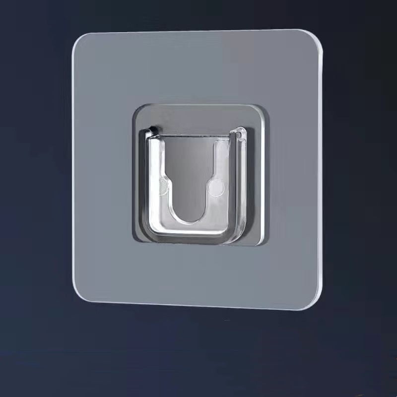 Transparent and traceless hook without punching holes