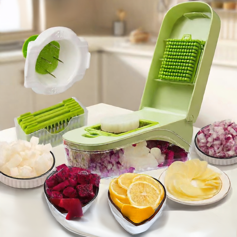 Multi-Functional Vegetable Cutter - Slicer, Shredder & Dicer
