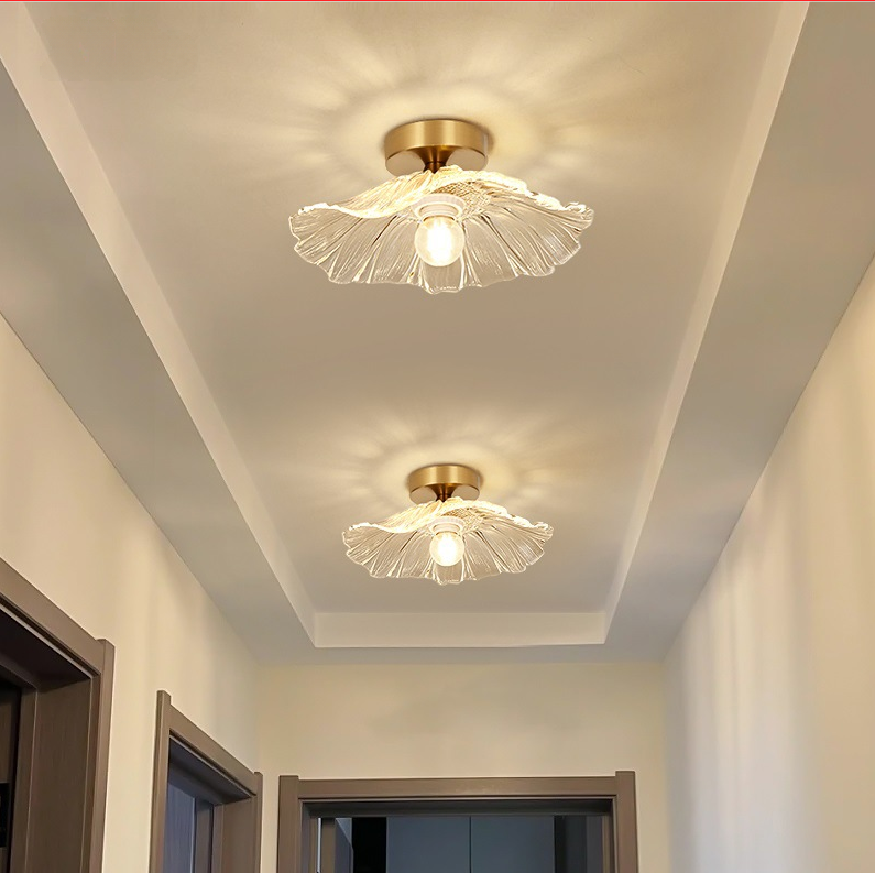 Lotus leaf led aisle light