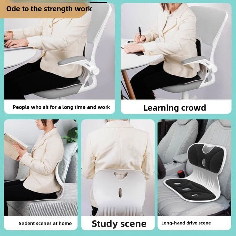 Ergonomic sitting chair seat