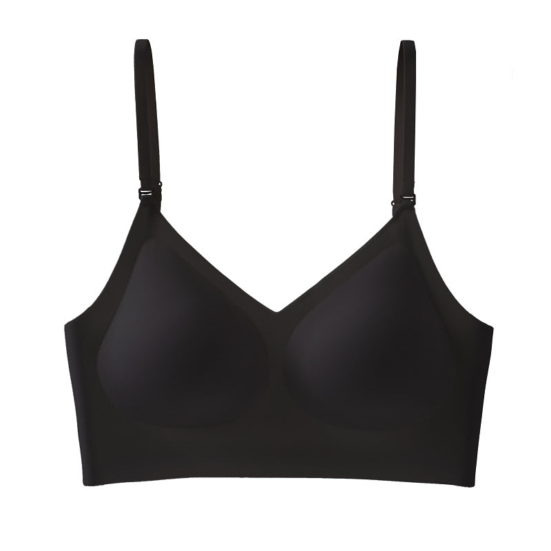 French Seamless Backless Bra with Adjustable Straps