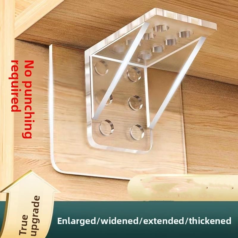 Transparent and traceless hook without punching holes