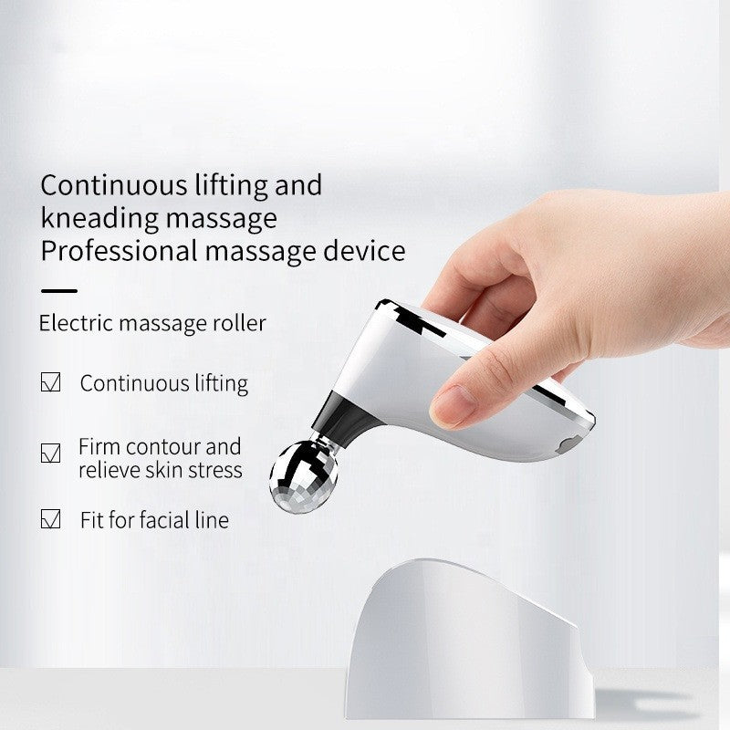 Electric Dual-Ball Roller Facial Massager