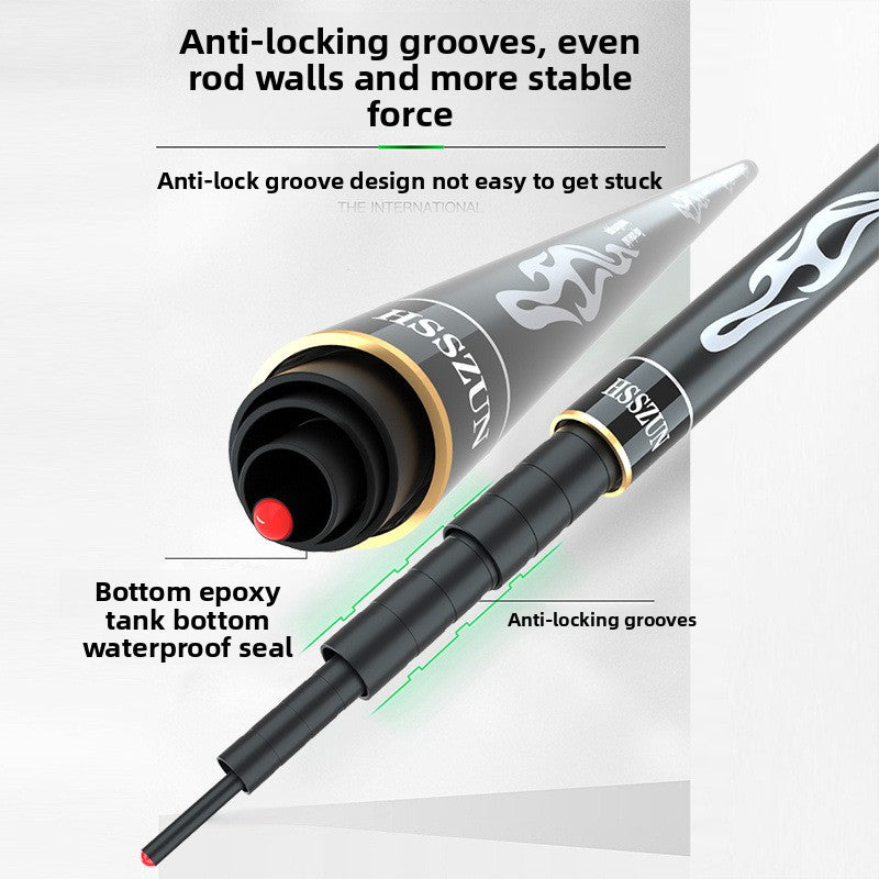 Carbon Fiber Telescopic Fishing Rod