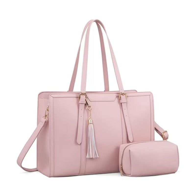 Fashion PU Leather Laptop Shoulder Bag