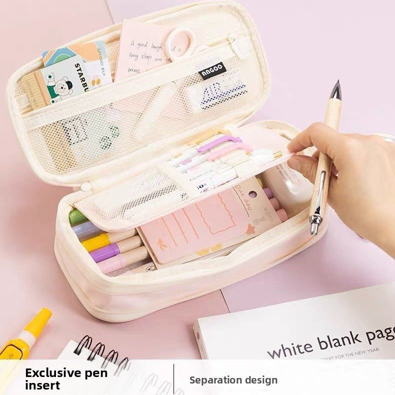 Retractable Canvas Pencil Case