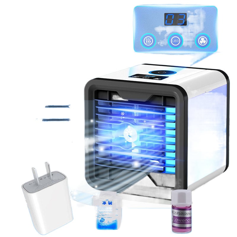 Household mini air conditioner, cooling and moisture-retaining air cooler