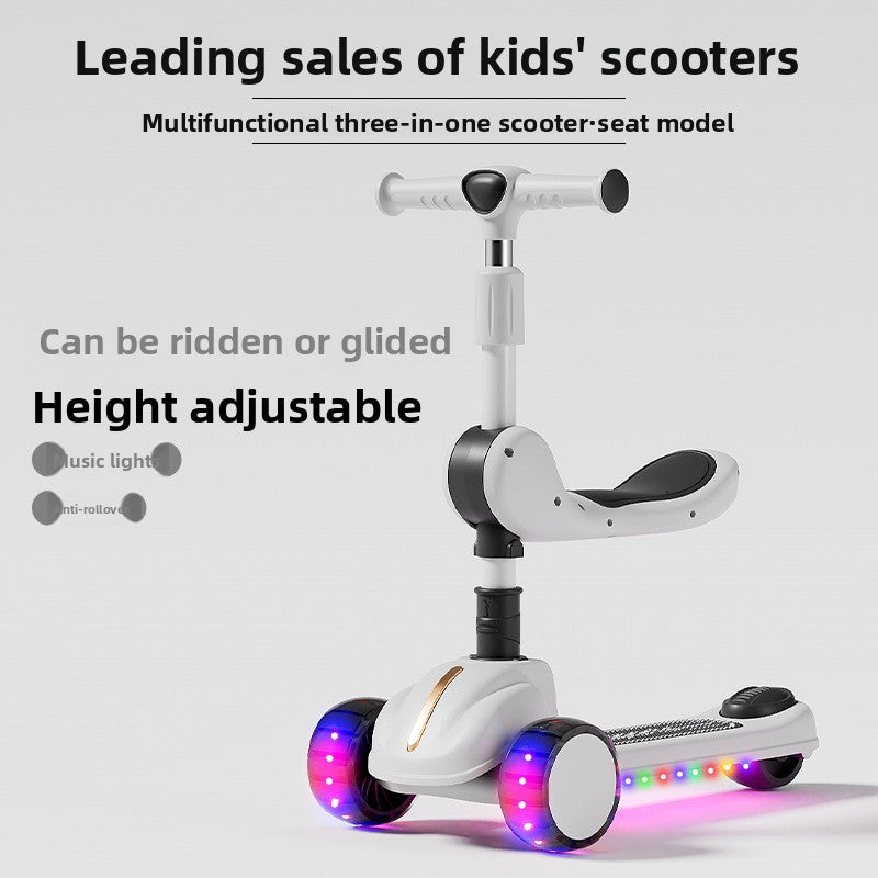 Children's three-in-one scooter