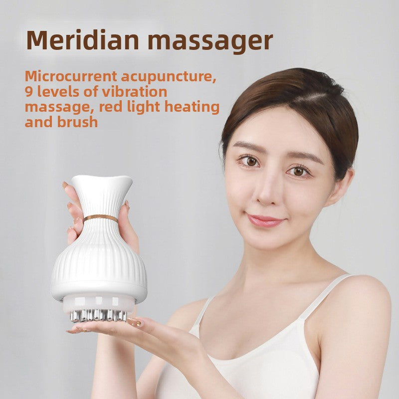 Electric massage brush