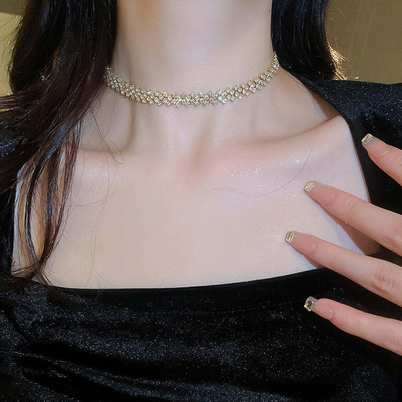 Fashion Choker Splicing Necklace Elegant Women's Jewelry