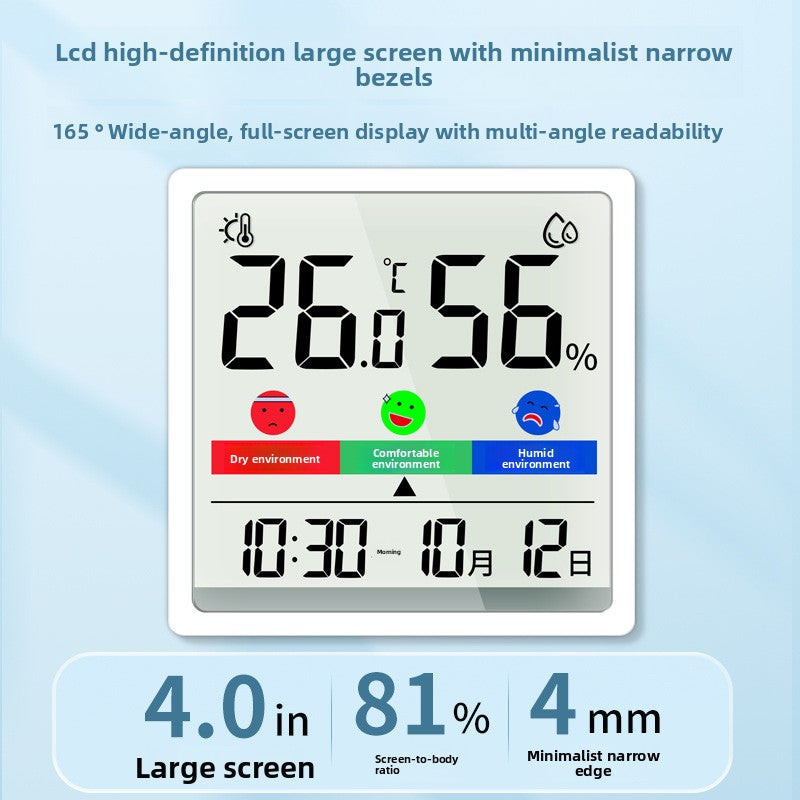 Digital Color Screen Temperature and Humidity Meter