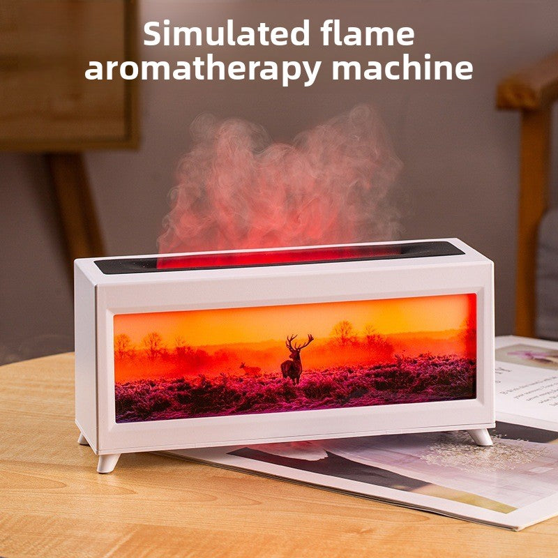 Aromatherapy Flame Humidifier