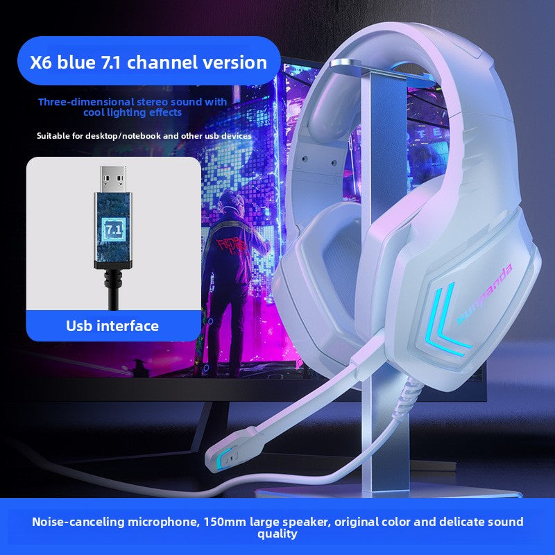 P3 Wireless Bluetooth Gaming Headset with LED Light