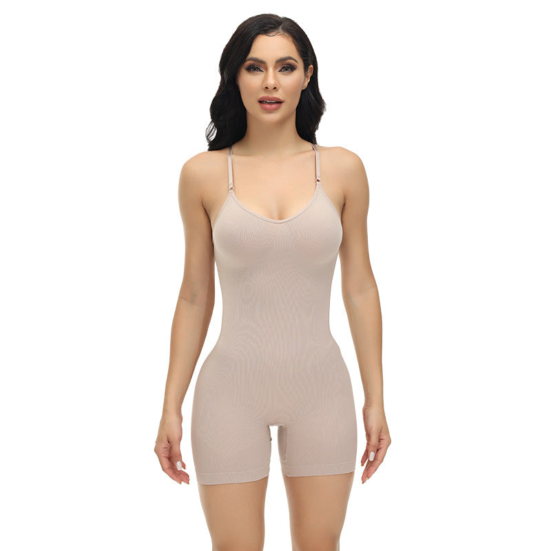high elastic open body shaping garment