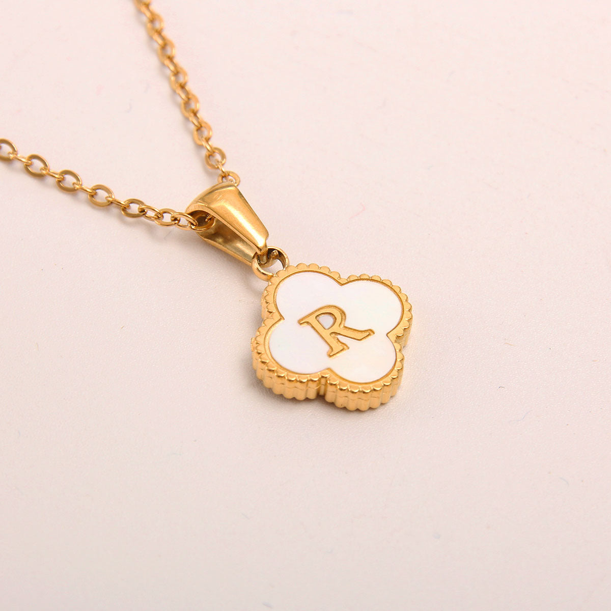 Gold-Plated Letter Necklace