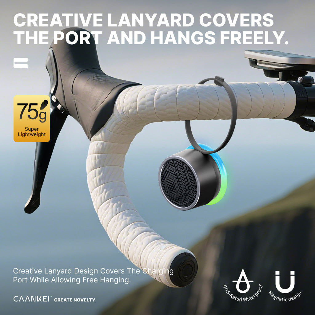 Magnetic Bluetooth Speaker Portable Outdoor RGB Light