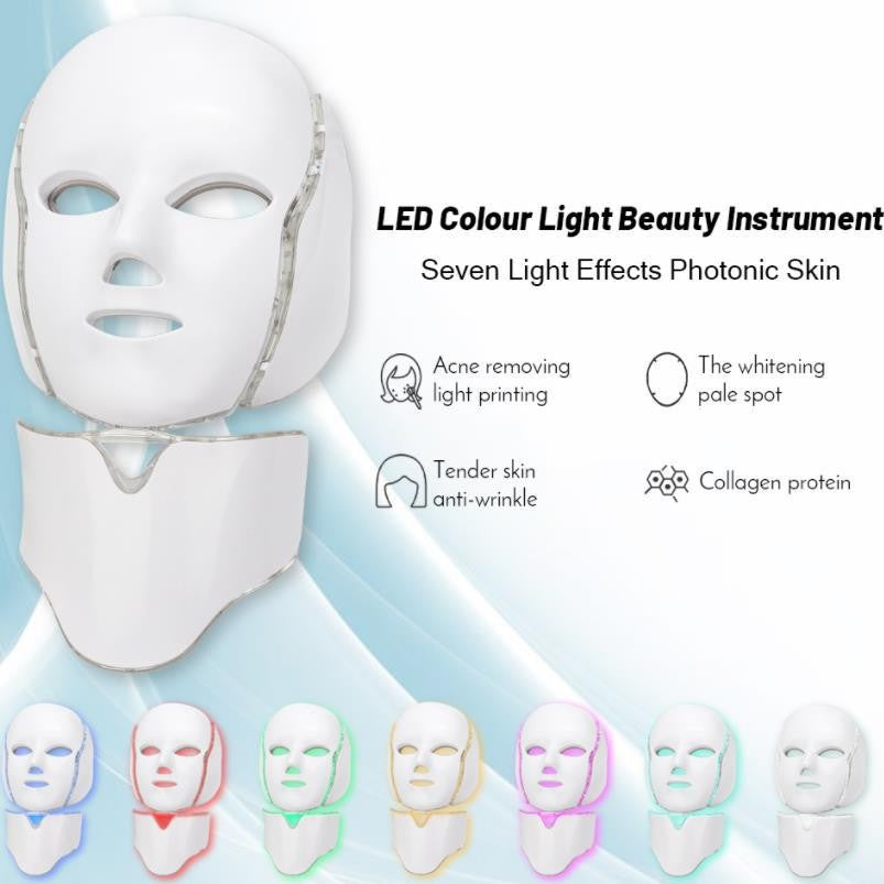 Facial LED beauty mask