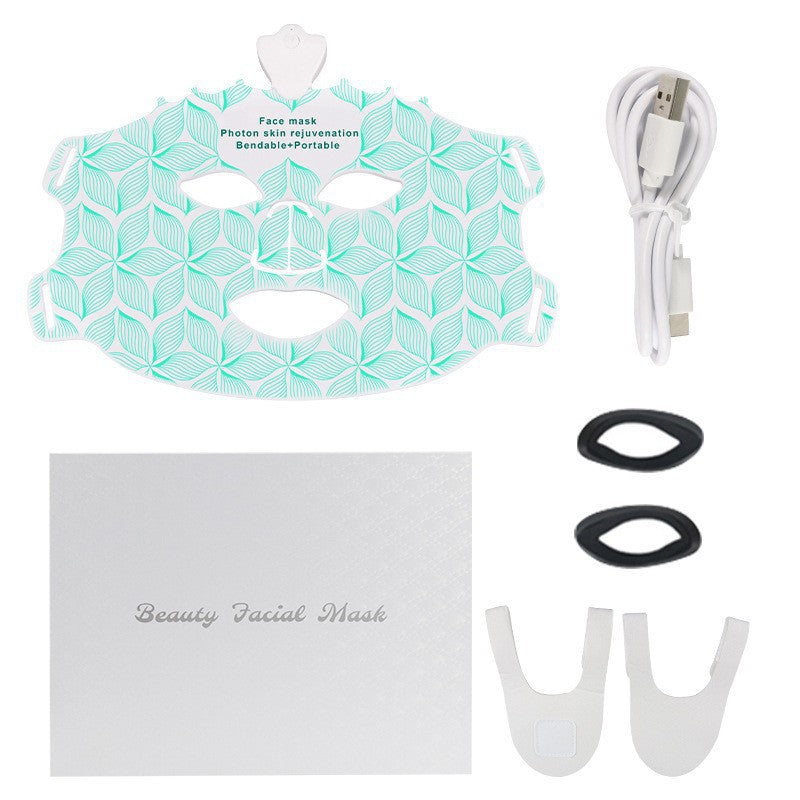 7-Color Silicone Mask Photon Facial Device