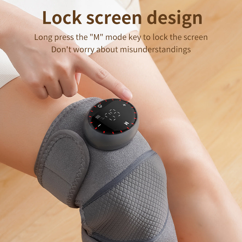 Adjustable Heating Knee Pad with Massage