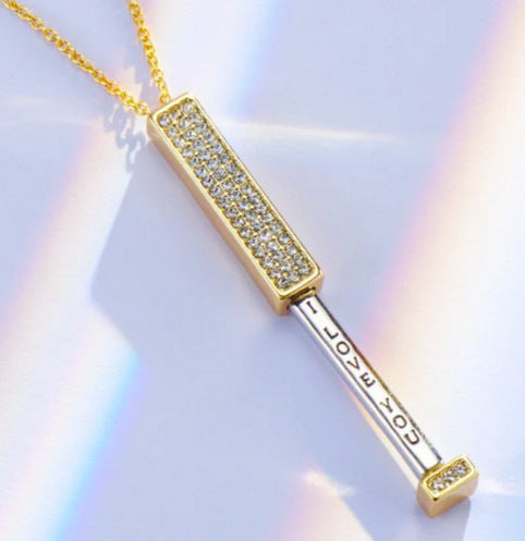 Copper-Plated Diamond Necklace