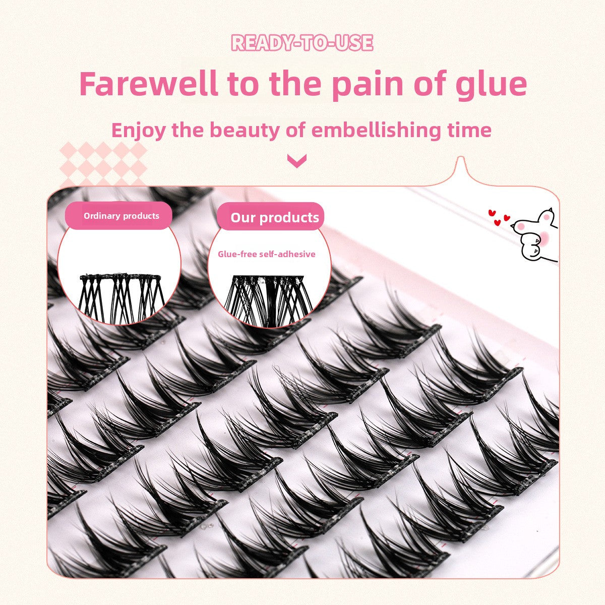 5D Glue-Free False Eyelashes