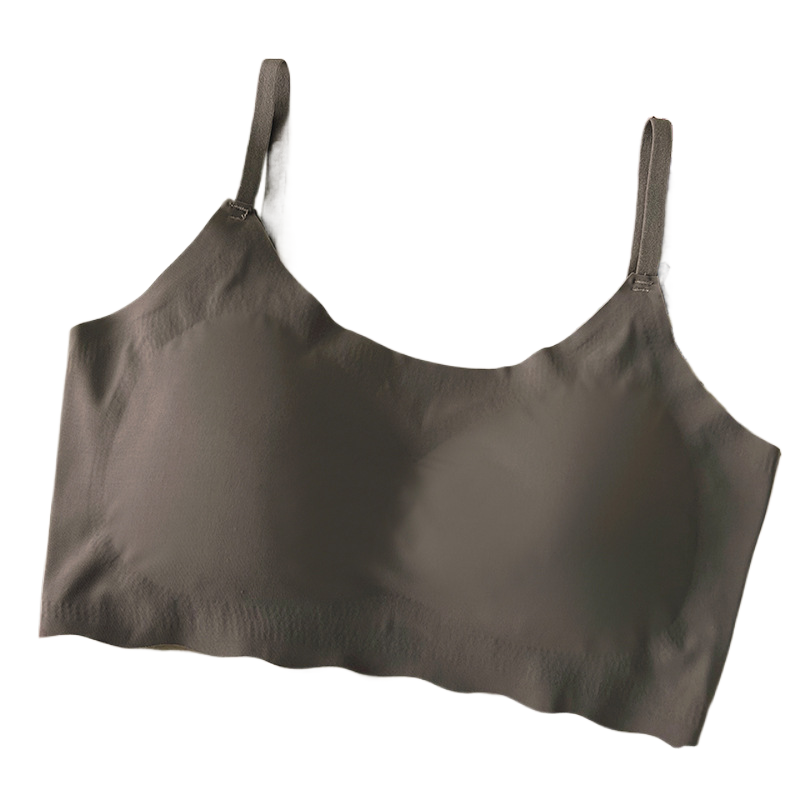 Seamless ice silk lingerie for teenage girls