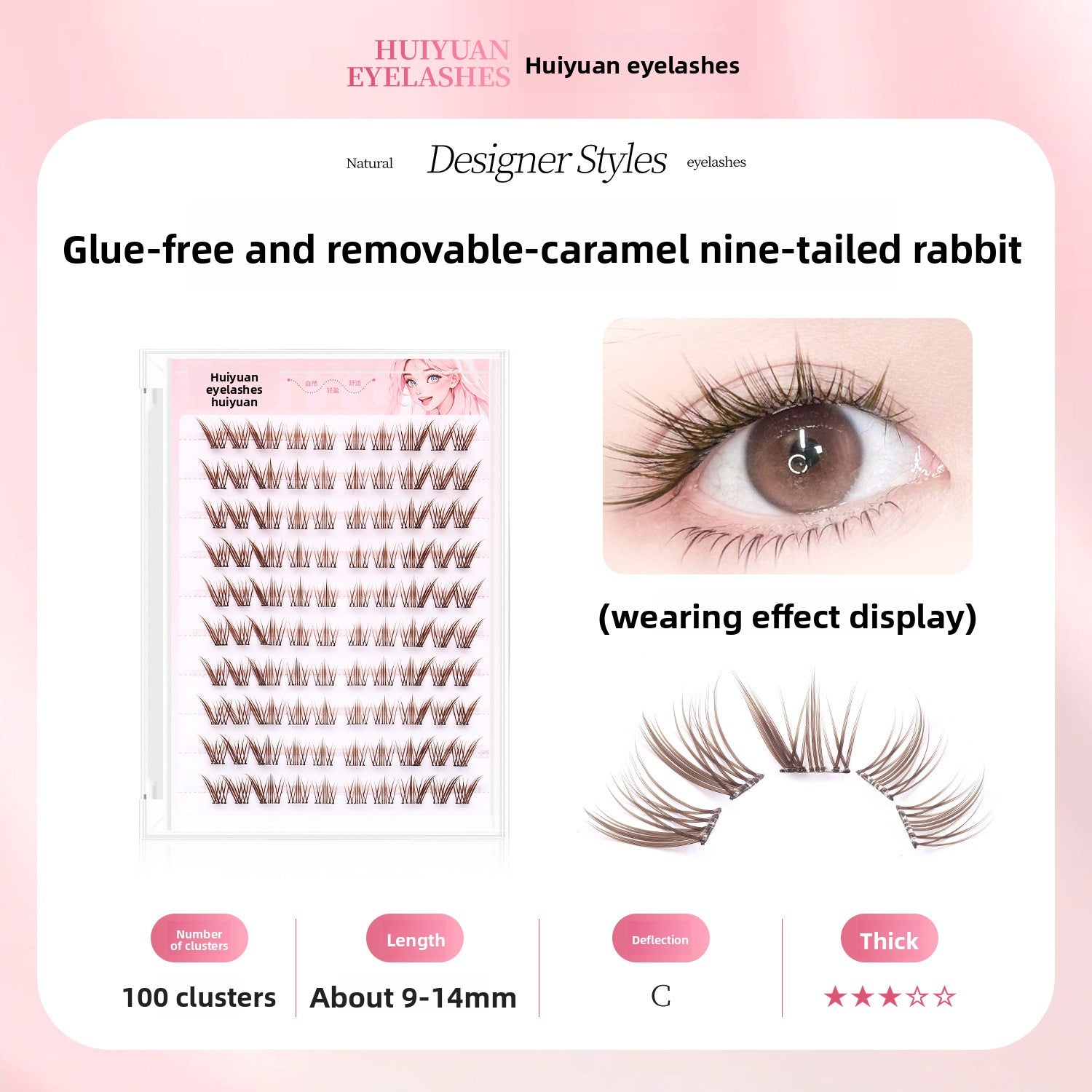 5D Glue-Free False Eyelashes