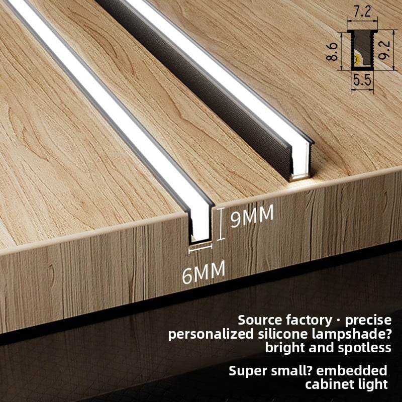 Embedded cabinet lights led Cabinet bottom lights wardrobe lights human body induction shoe cabinet wine cabinet hand-held Display Cabinet floor lights