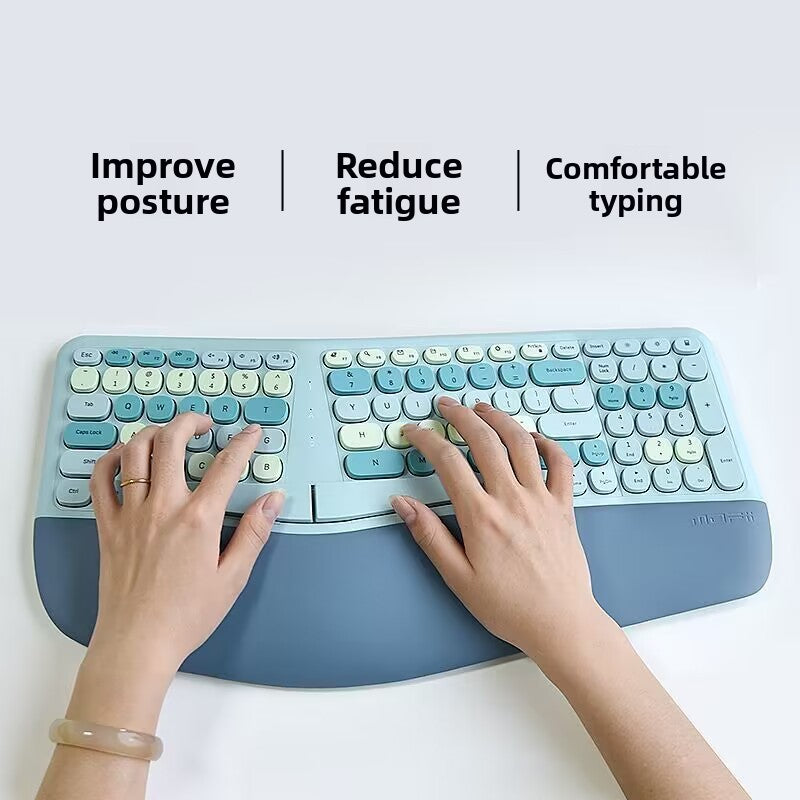 mofii Ergonomic Wireless Keyboard and Mouse Set