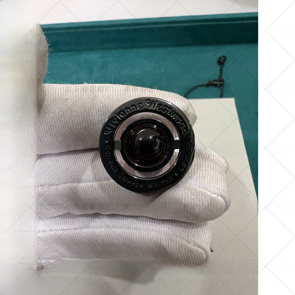 Inspired Gun Black Orb Chain Necklace