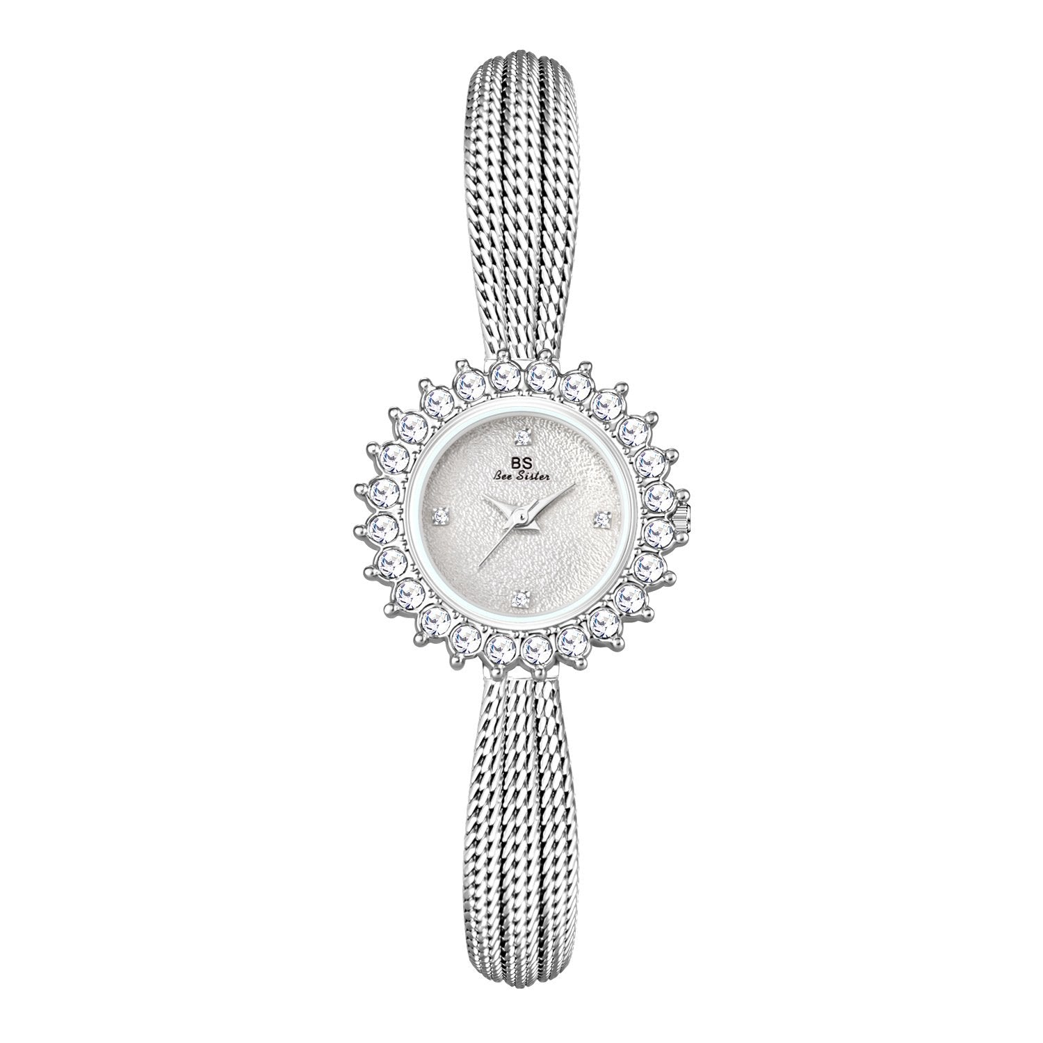 BS new hot watch factory direct middle ancient Du Sang flower diamond temperament wheat ear light luxury female FA1833
