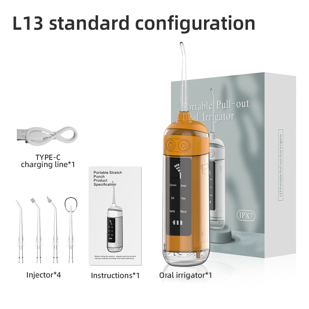 Factory direct sale portable dental irrigator electric oral cleaning dental scaler to calculus irrigator dental scaler water dental floss