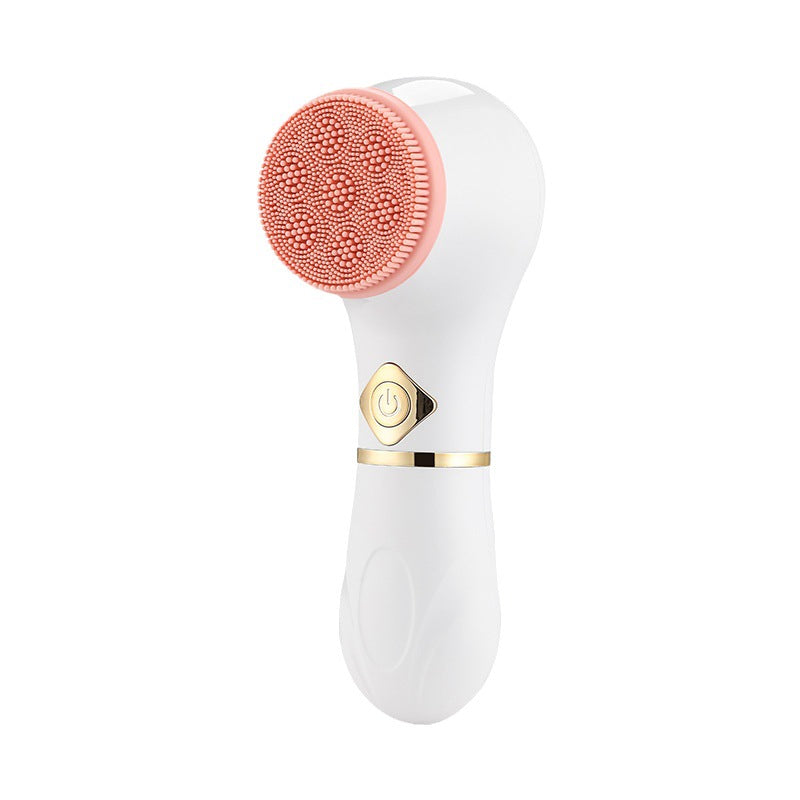 Electric Facial Cleansing Brush with Silicone Heads
