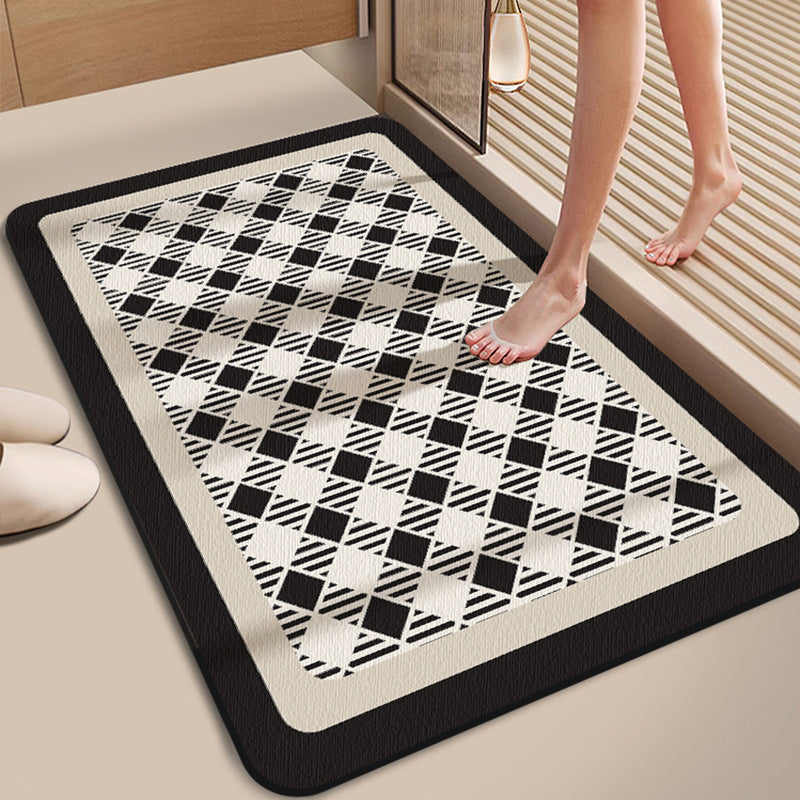 Simple Luxurious Diatom Mud Bathroom Mat.