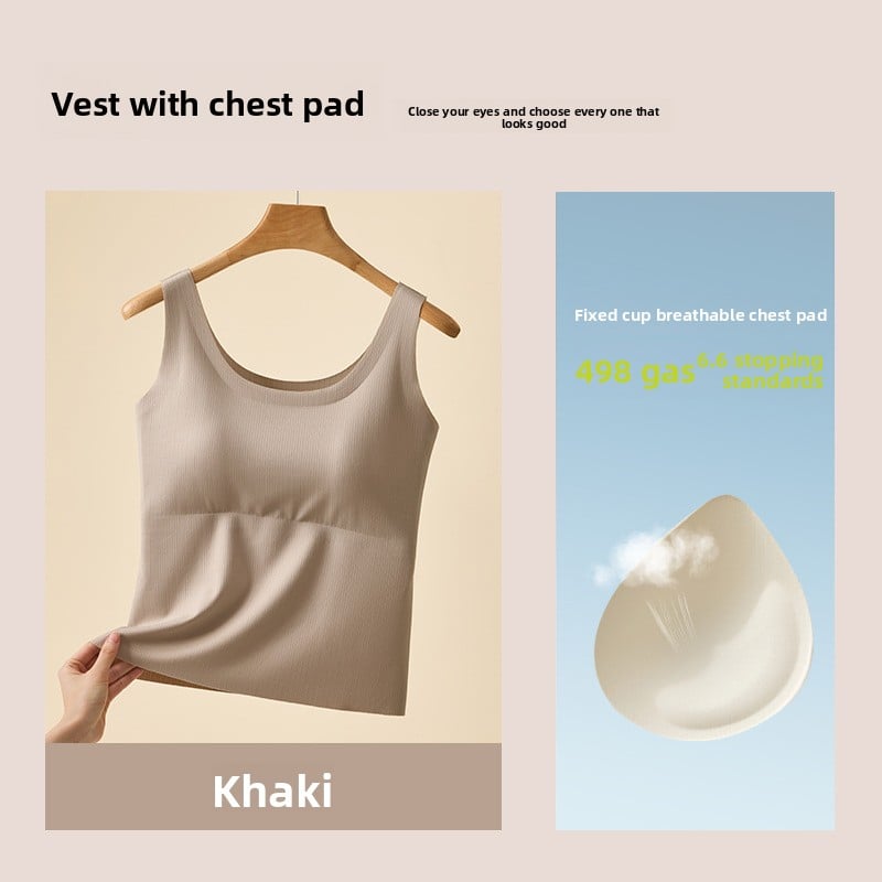 Lingerie with chest pads and a beautiful back