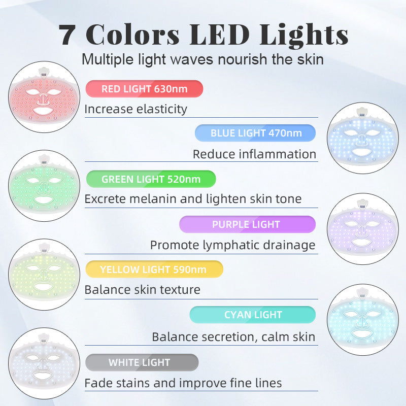 Wireless LED Photon Therapy Facial Mask