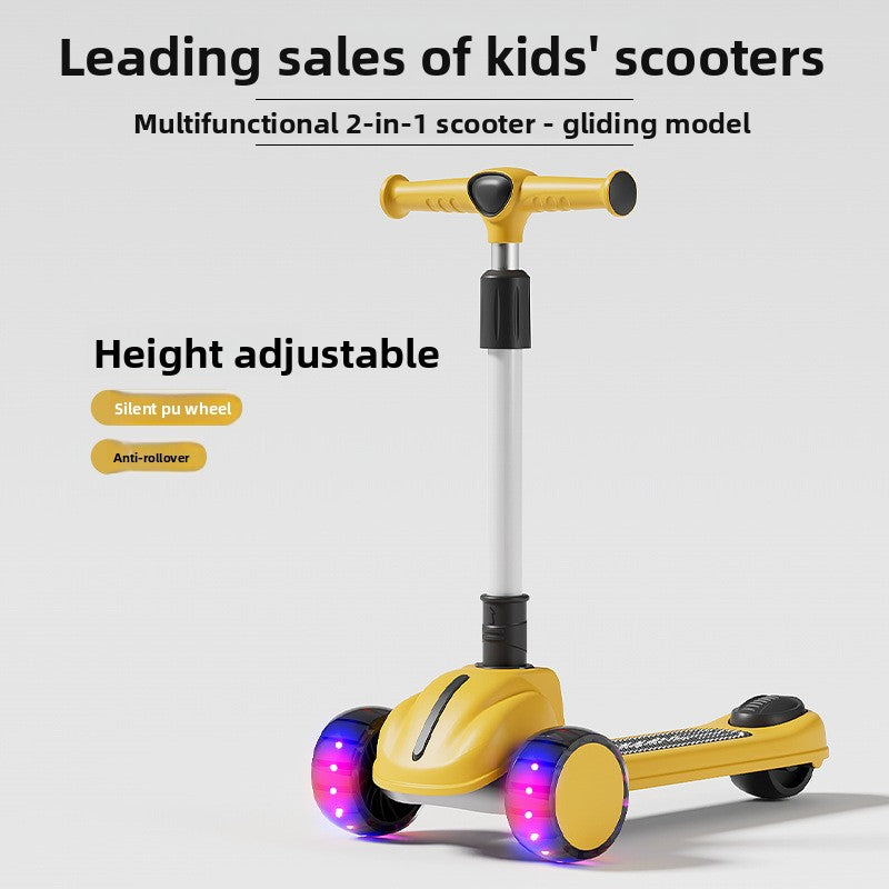 Children's three-in-one scooter