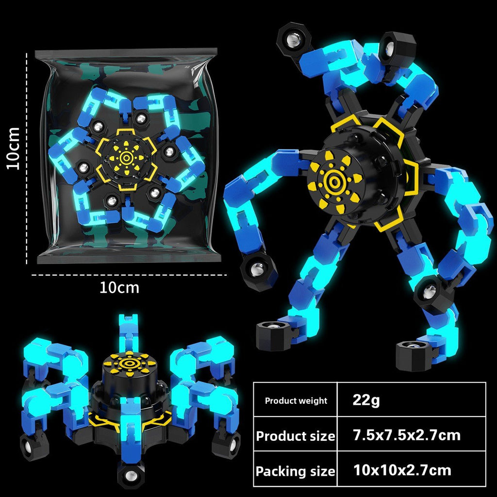 Flexible and Luminescent Gyroscope
