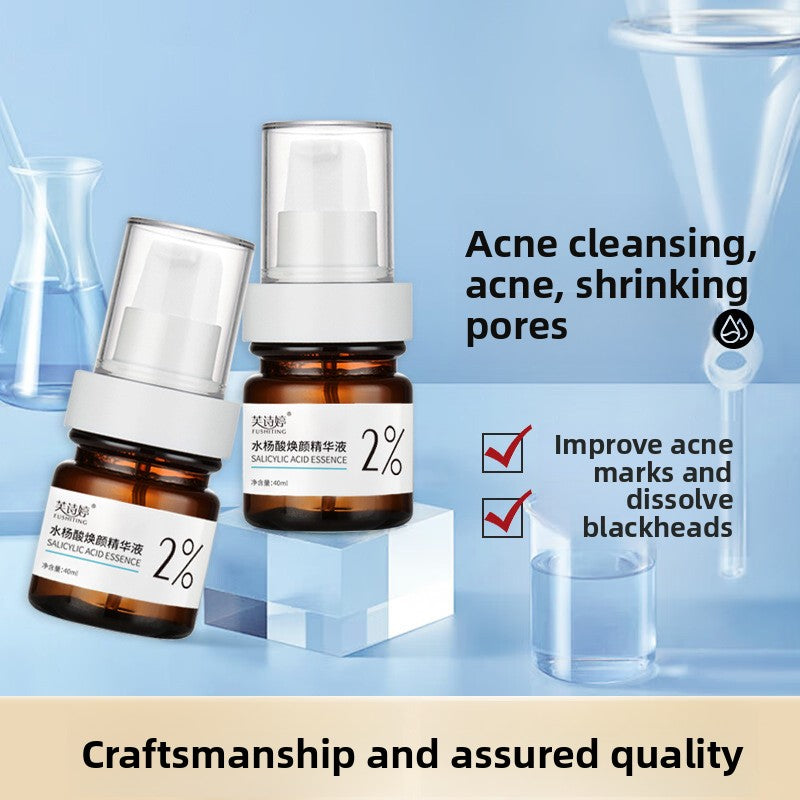 Salicylic acid rejuvenates, shrinks pores, cleanses and hydrates the face