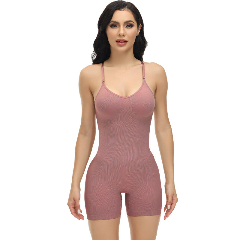 high elastic open body shaping garment