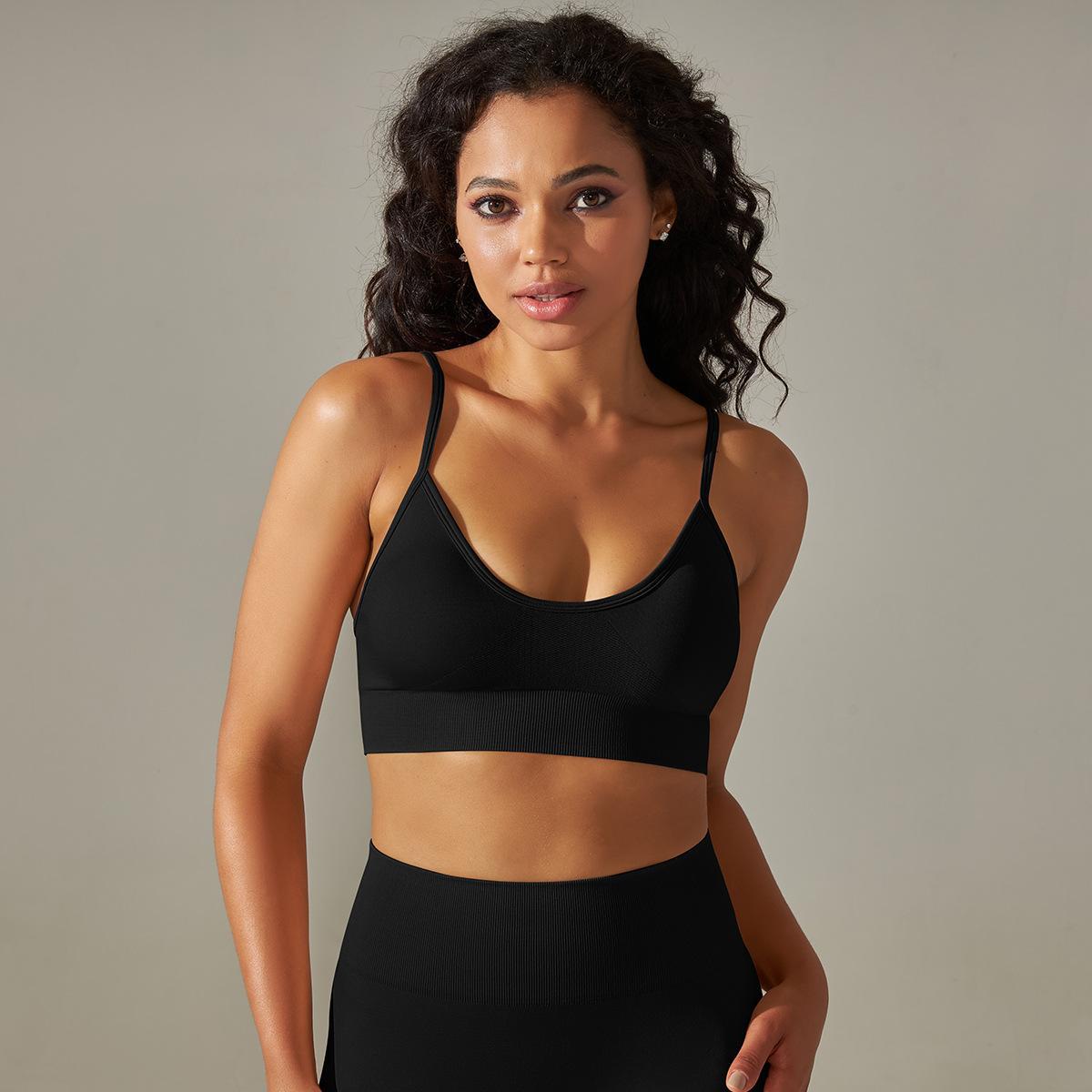 Seamless Quick-Drying Yoga Sports Bra for Women