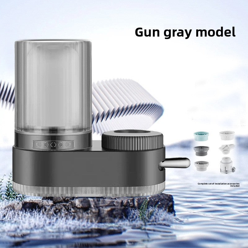 Household kitchen tap water filter