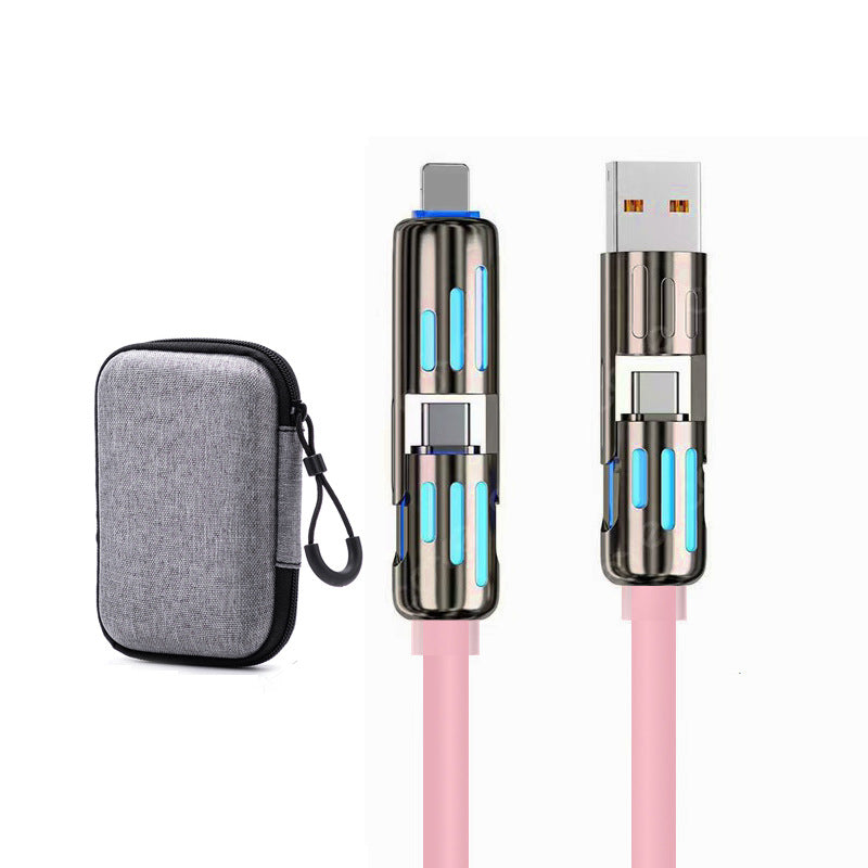 4-in-1 usb mobile phone data cable